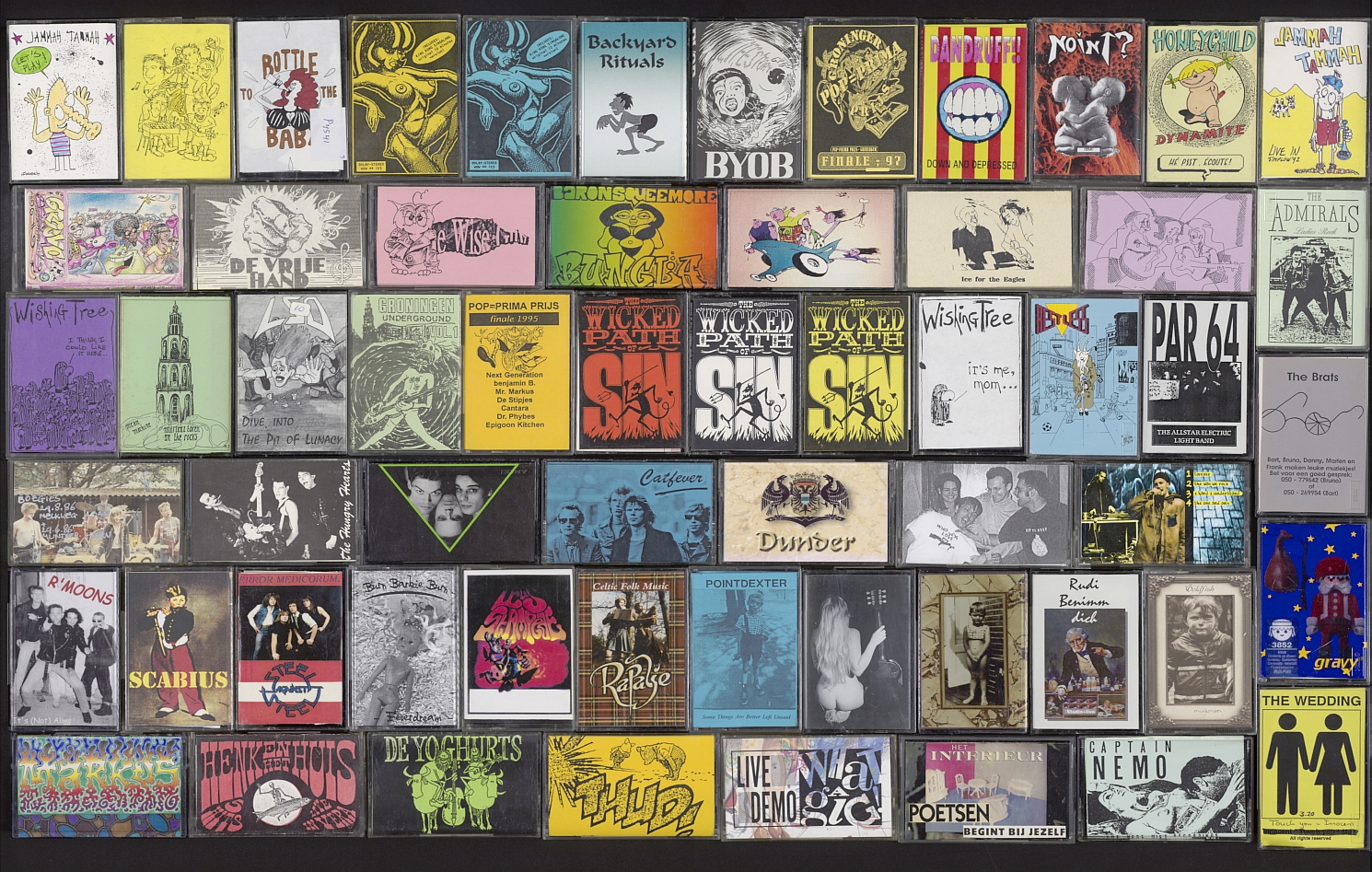 Collage democassettes